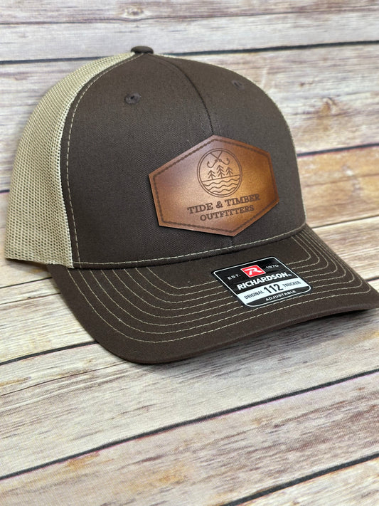 Brown/Khaki T&T logo trucker hat