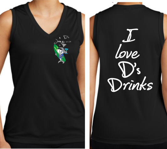 I LOVE D'S DRINKS TANK TOP
