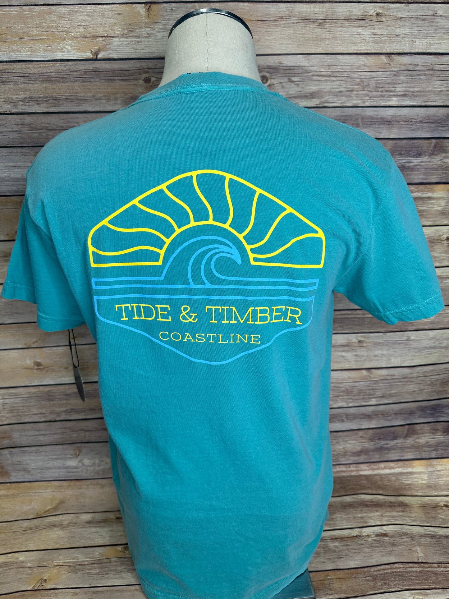 Tide & Timber Wave tee Seafoam