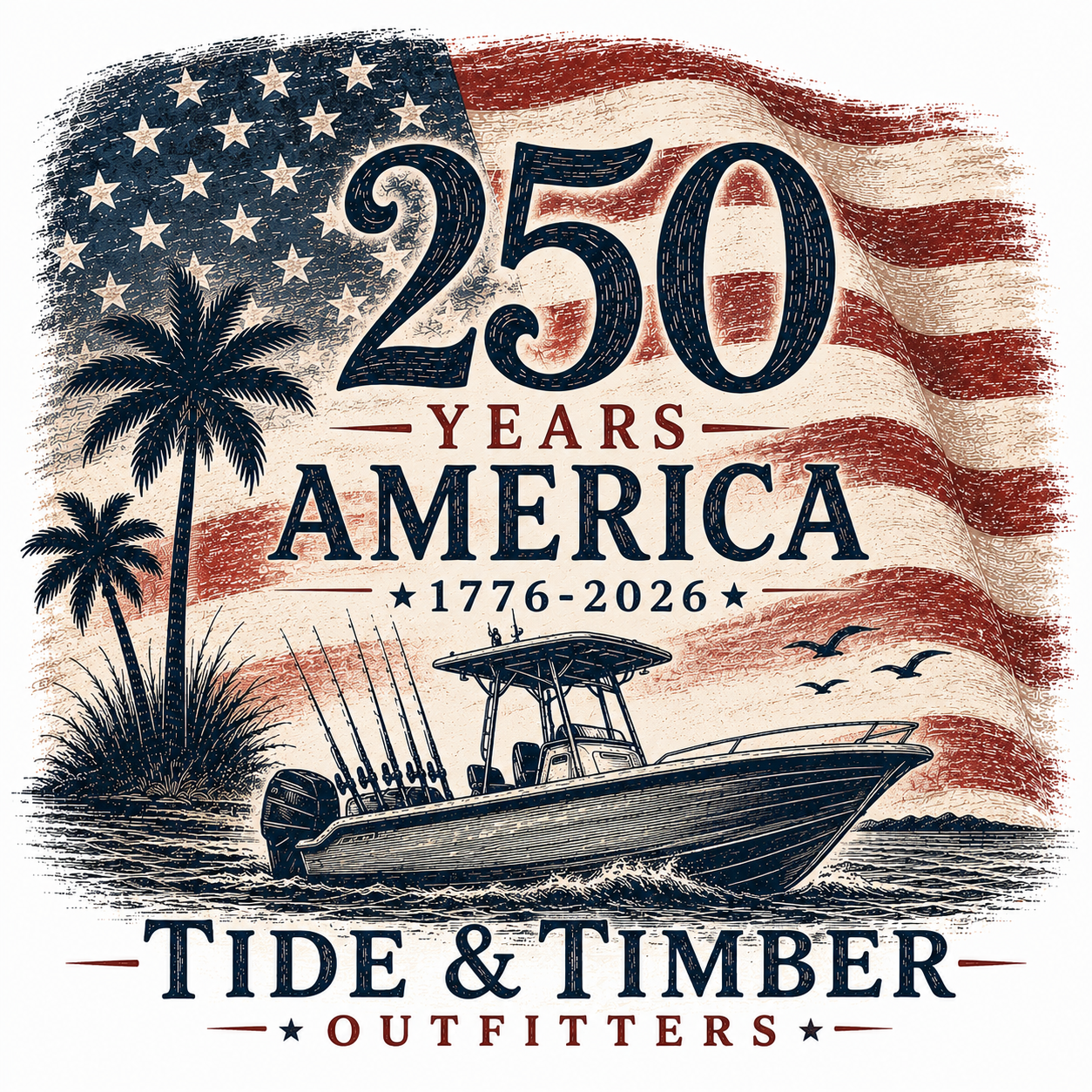 250 Years America Performance Sunshirt