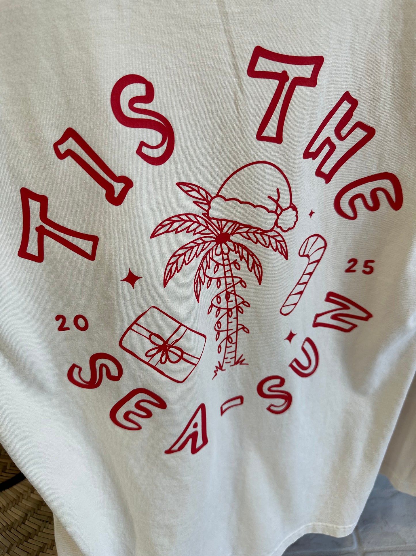Tis the Sea-Sun Christmas long sleeve tee