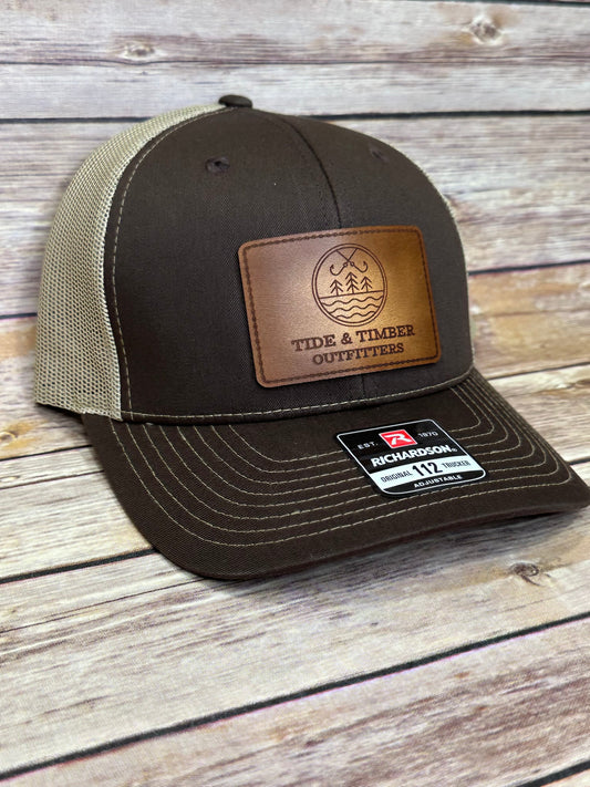 Brown/Khaki T&T logo trucker hat