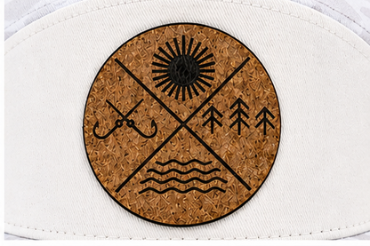 Coastal Camo Snapback Hat with Cork Patch – Tide & Timber Outfitters®