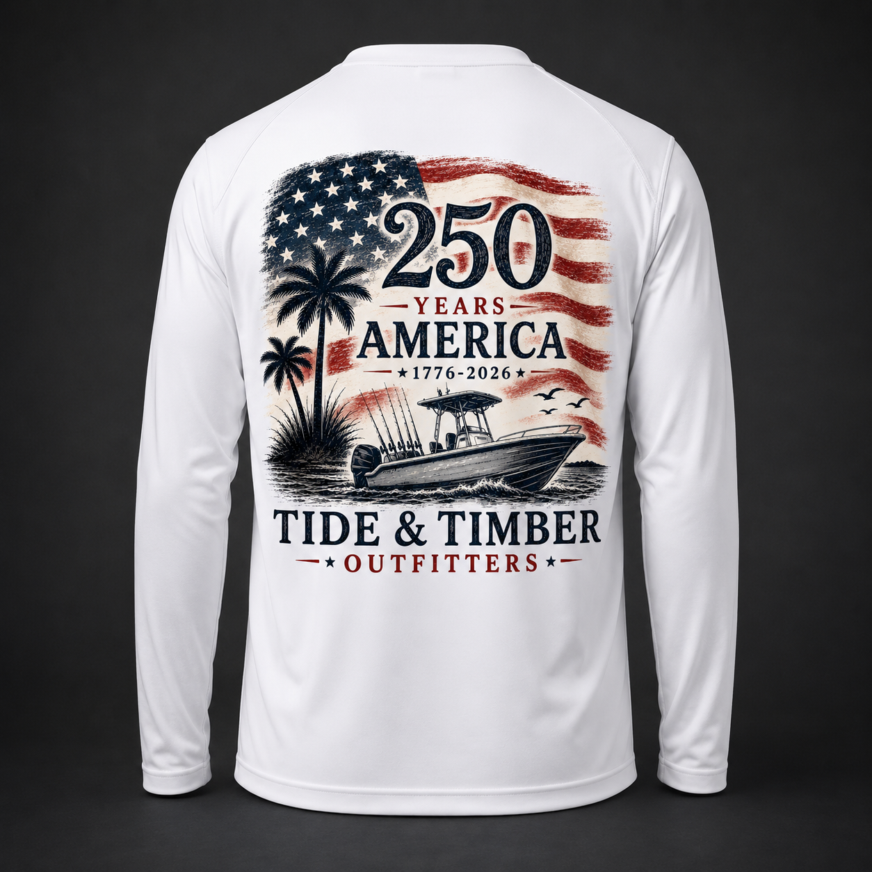 250 Years America Performance Sunshirt