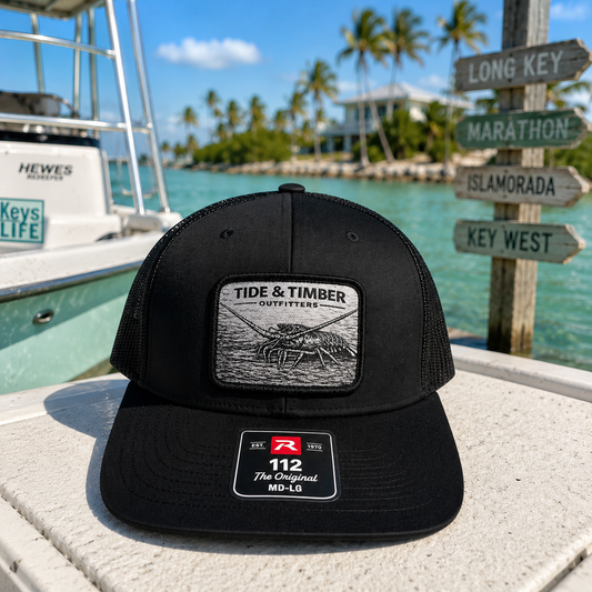 Tide & Timber Lobster Canvas Richardson 112 Patch Hat