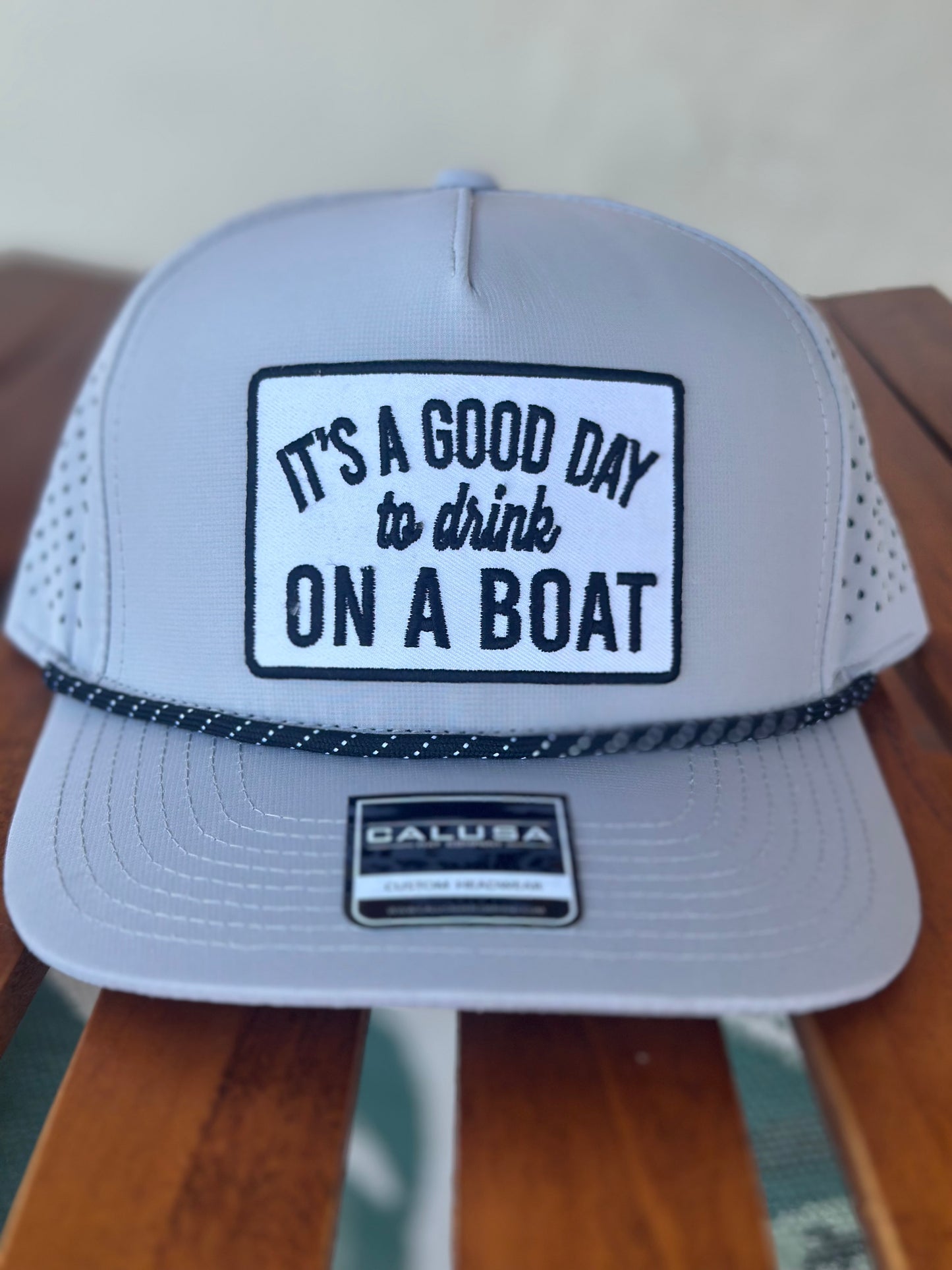 It’s a good day to drink on a boat rope hat