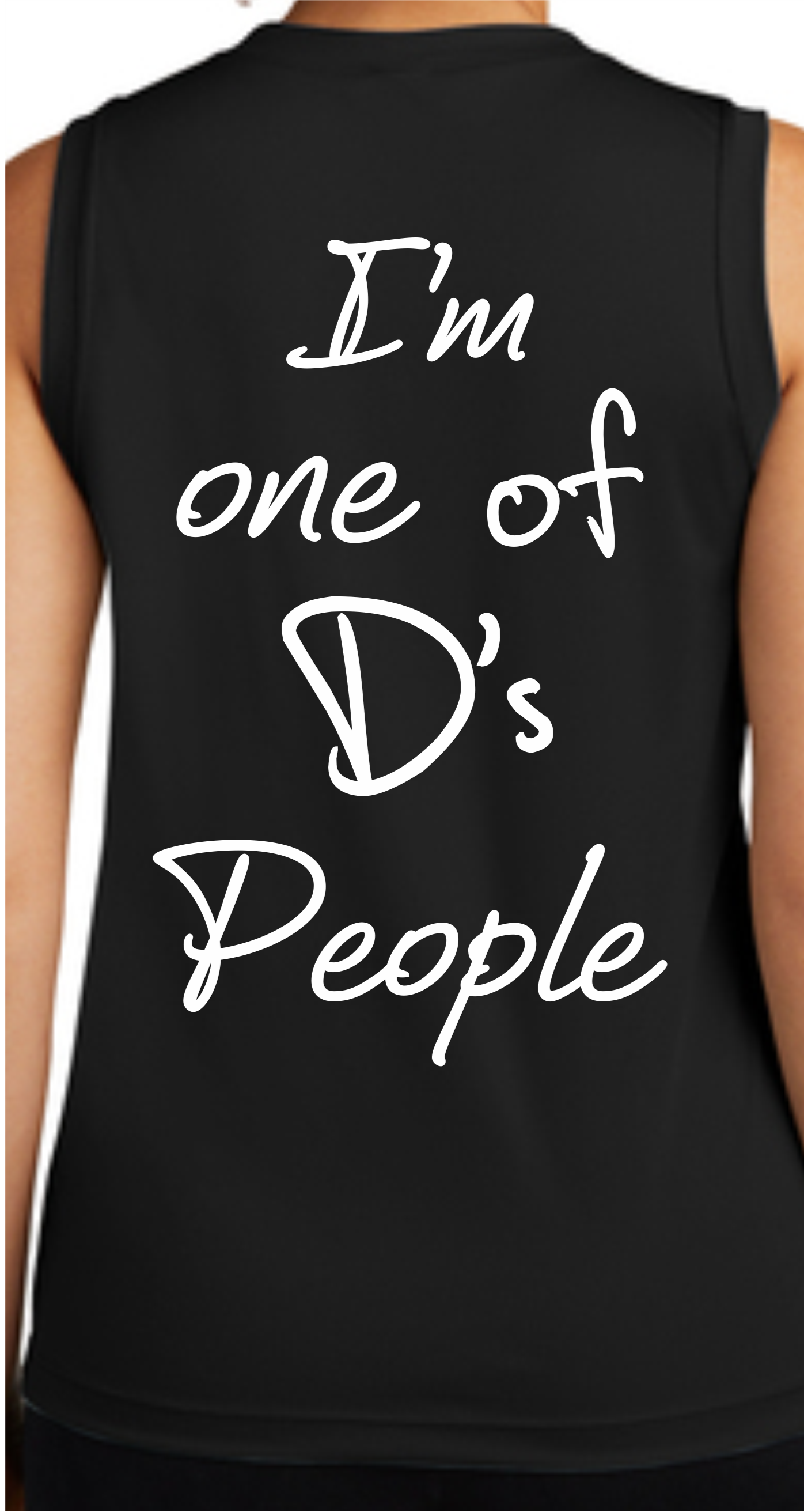 I'M ONE OF D'S PEOPLE TANK TOP