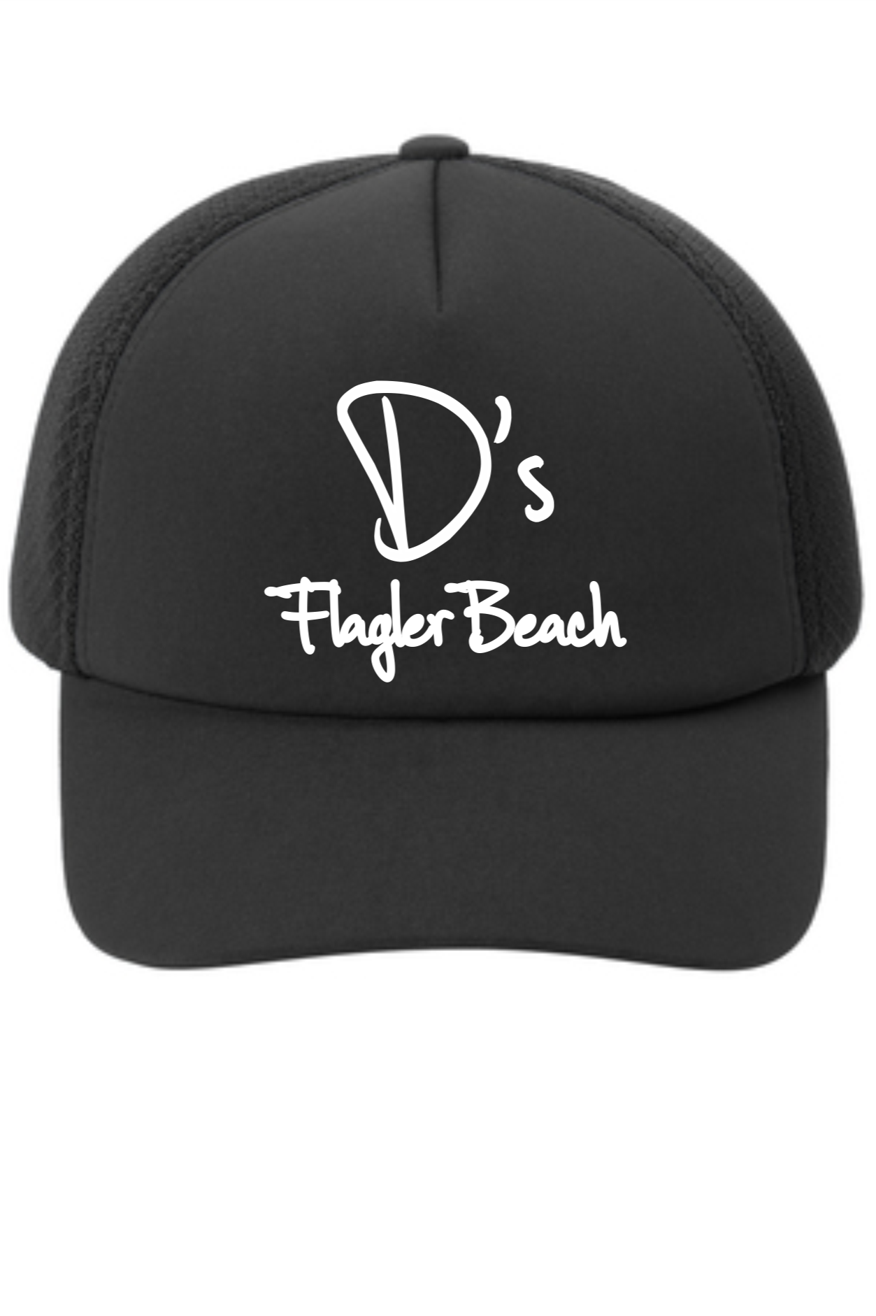 D's foam trucker hat curved bill